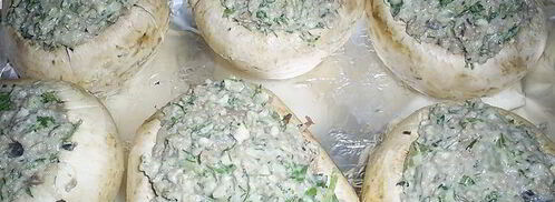 фаршированные шампиньоны шик. Шаг 2