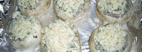 фаршированные шампиньоны шик. Шаг 3