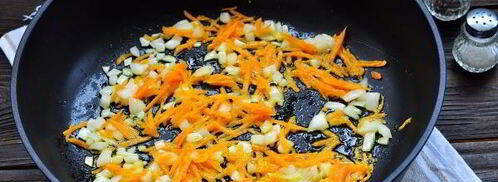 грибы, фаршированные гречкой. Шаг 4