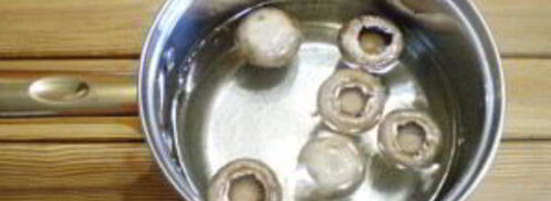 грибы фаршированные в духовке. Шаг 5