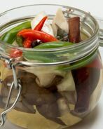 Грибы по-корейски с перцем