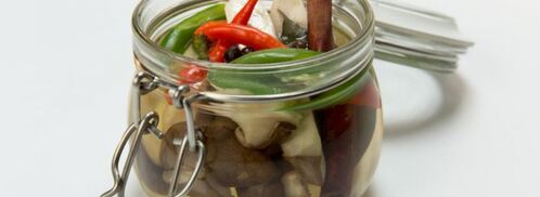 грибы по-корейски с перцем. Шаг 2