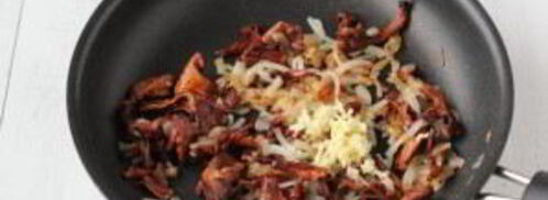 грибы сушеные жареные. Шаг 6