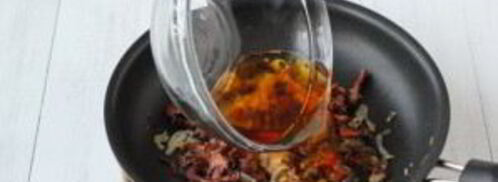 грибы сушеные жареные. Шаг 7