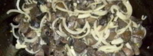 грибы в сметанном соусе. Шаг 2