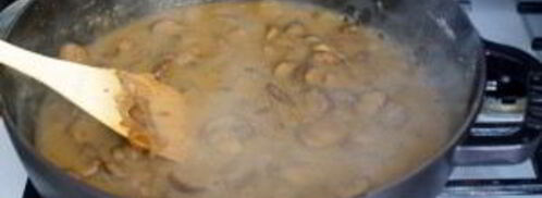 грибы, запеченные с макаронами. Шаг 4