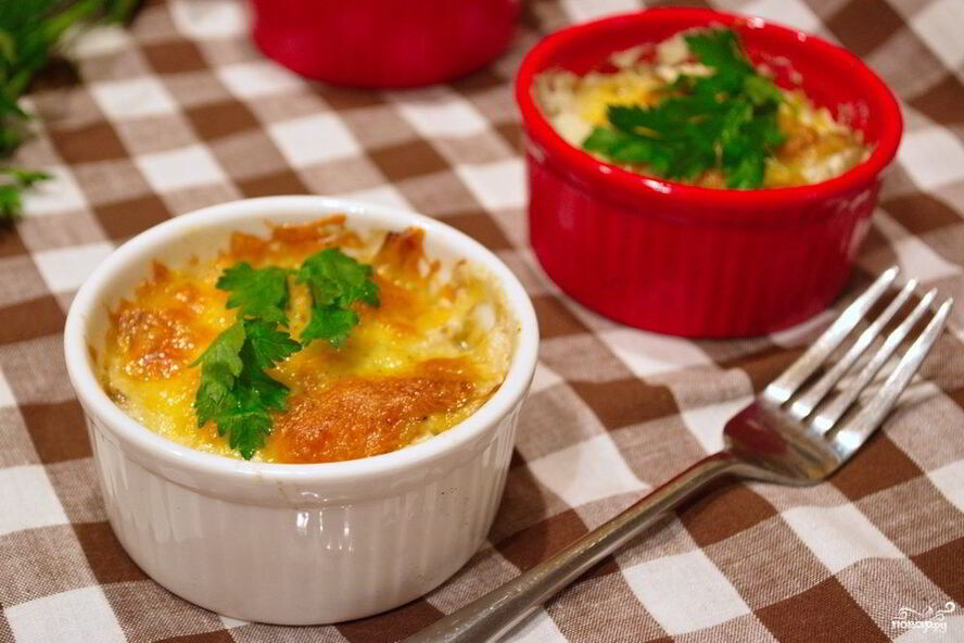 Рецепт грибы, запеченные с сыром