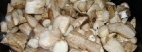 подберезовики, жареные с картофелем. Шаг 2