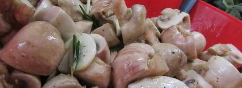 шампиньоны с розмарином и чесноком. Шаг 6