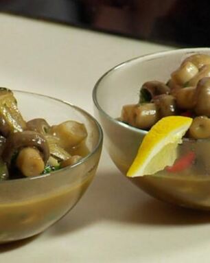 Шампиньоны в хересе