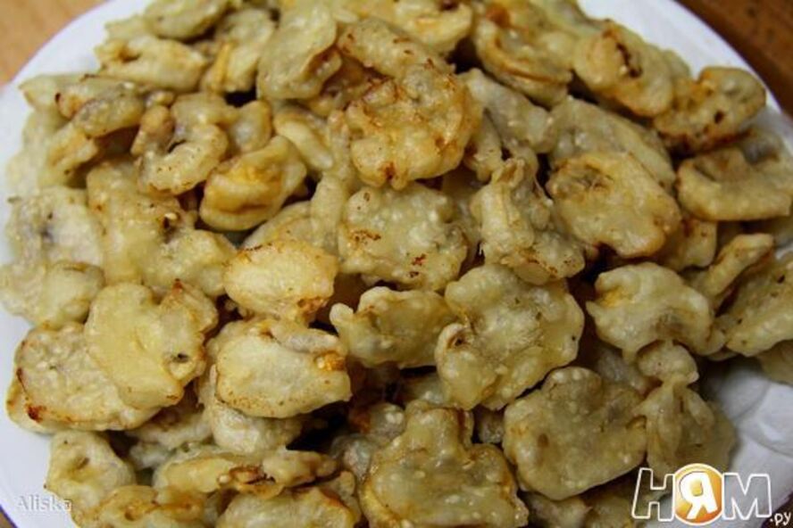 Рецепт шампиньоны в хрустящем кляре