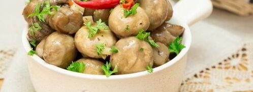 шампиньоны в медовом маринаде. Шаг 15