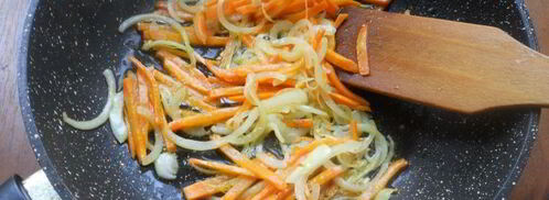 шампиньоны жареные с цветной капустой. Шаг 3