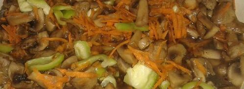 шампиньоны золотистые. Шаг 5