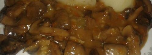 шампиньоны золотистые. Шаг 7