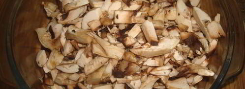 жаренка с грибами. Шаг 2