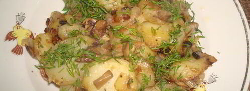 жаренка с грибами. Шаг 5