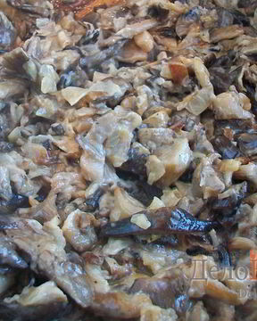 Жареные грибы со сметаной — грибная начинка