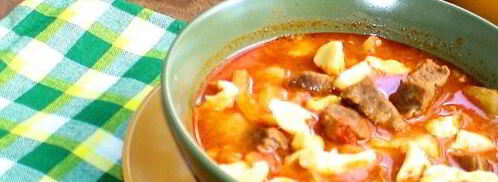 будапештский гуляш c чапетками. Шаг 9