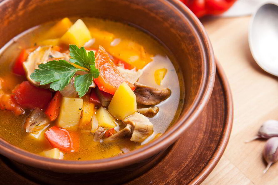 Рецепт грибной суп-гуляш