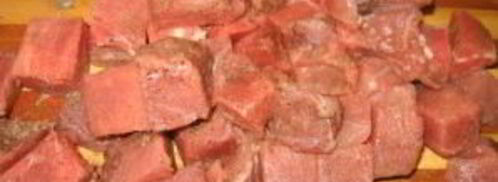 гуляш из говядины с грибами. Шаг 2