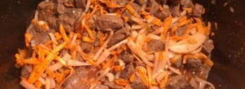 гуляш из говяжьего сердца. Шаг 5