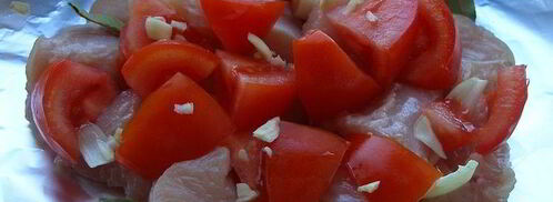 гуляш из индейки в фольге. Шаг 2