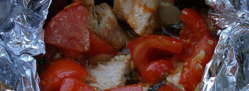 гуляш из индейки в фольге. Шаг 4