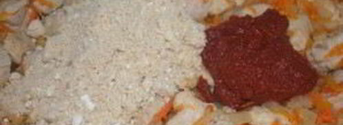 гуляш из куриного филе. Шаг 7