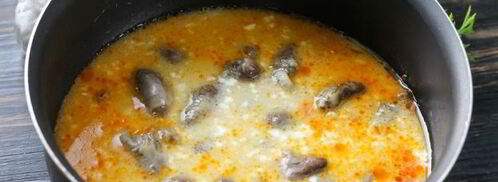 гуляш из куриных сердечек. Шаг 10