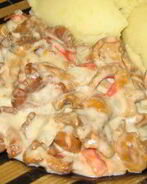 Гуляш из лисичек