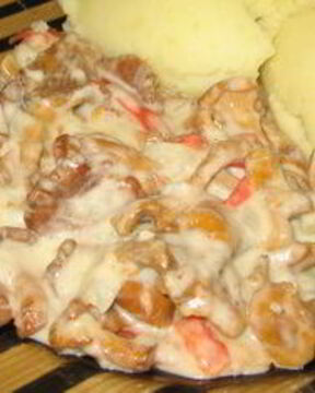 Гуляш из лисичек