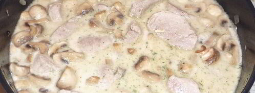 гуляш из свинины с шампиньонами. Шаг 6