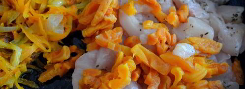 гуляш по-восточному с курагой. Шаг 3