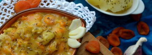 гуляш по-восточному с курагой. Шаг 6