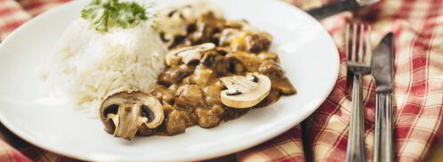 гуляш с лесными грибами. Шаг 10