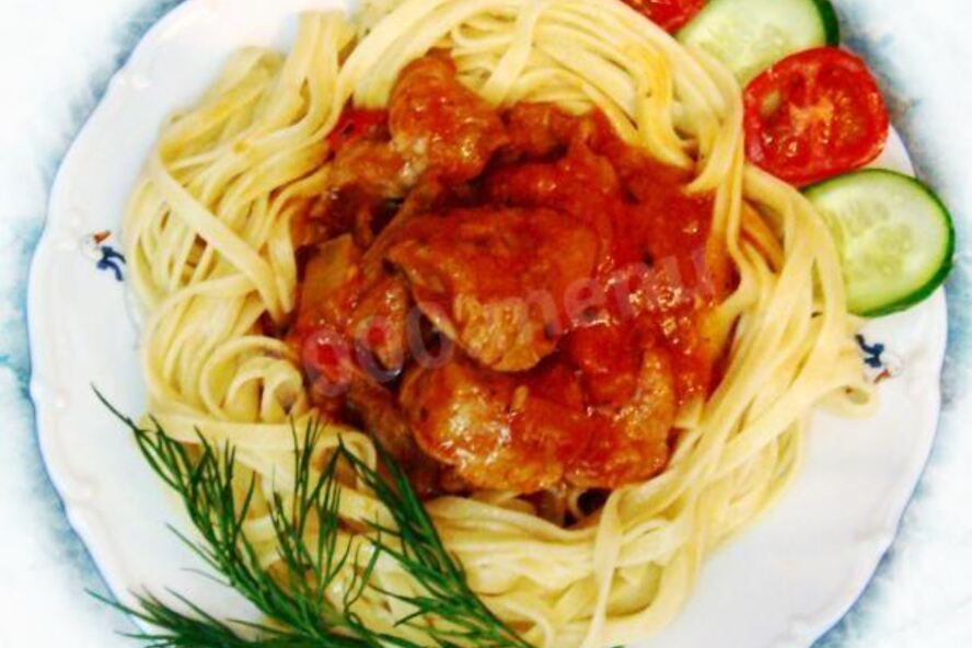 Рецепт гуляш с овощами