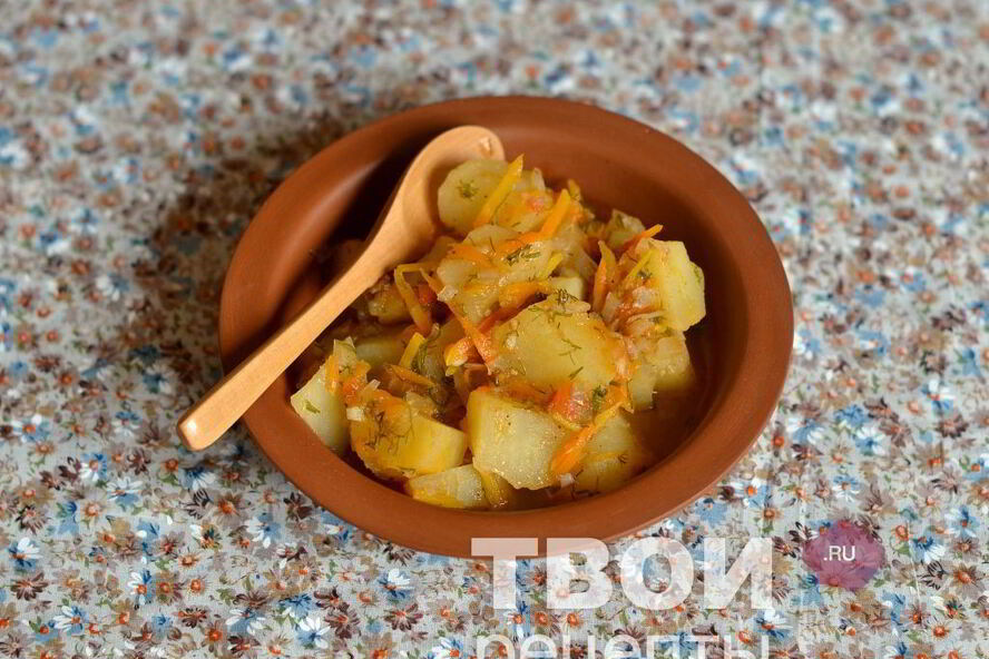 Рецепт постный картофельный гуляш
