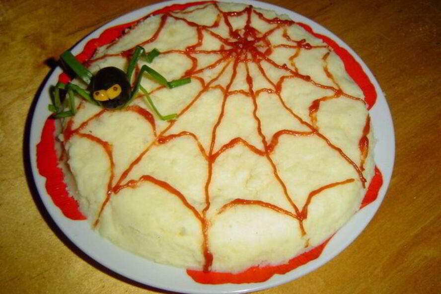 Рецепт картофельное пюре паучки