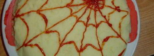 картофельное пюре паучки. Шаг 5