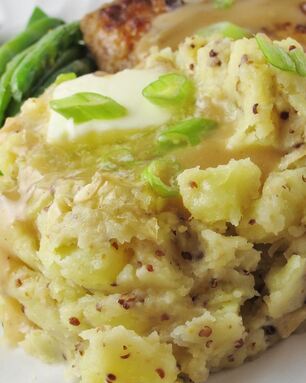 Картофельное пюре с горчицей