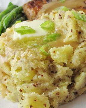 Картофельное пюре с горчицей