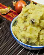 Картофельное пюре с шампиньонами