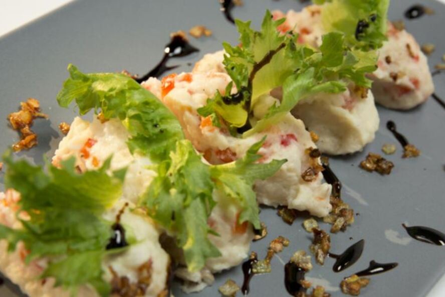 Рецепт картофельное пюре со сладким перцем и помидорами