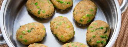 картофельные котлеты алу тикки. Шаг 12