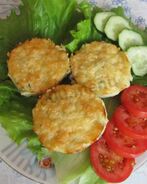 Картофельные котлеты с фаршем, сыром