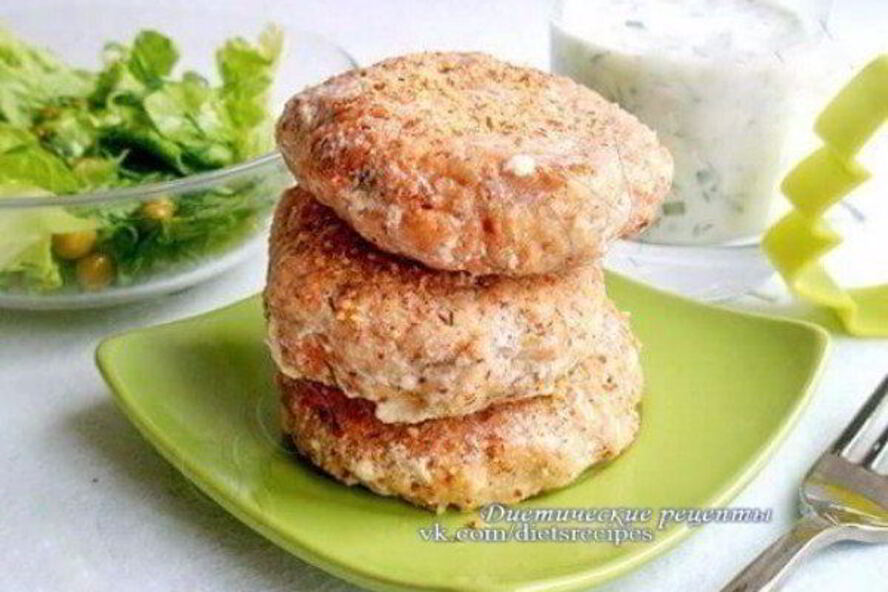 Рецепт котлетки с куриным филе и творогом