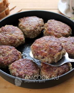 Котлеты из говяжьего фарша