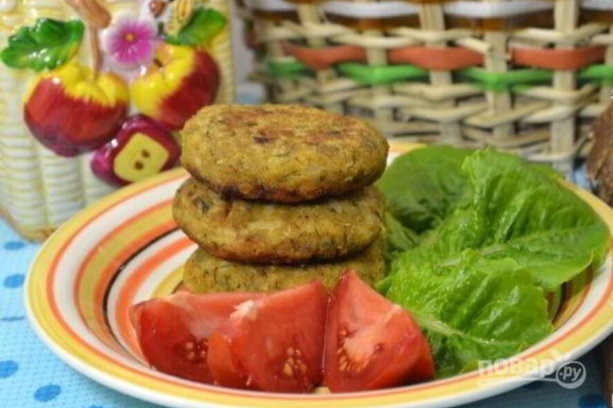 Рецепт котлеты из риса и фасоли