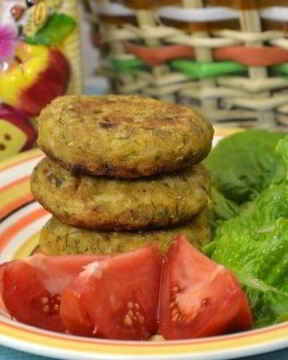 Котлеты из риса и фасоли